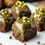 Keto Pistachio Ferrero Rocher Brownies First Image First Image