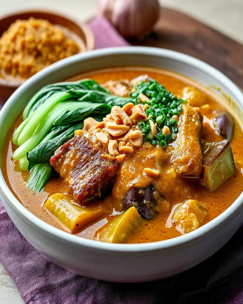 Filipino Kare-Kare: Indulgent Flavor in Every Bite!