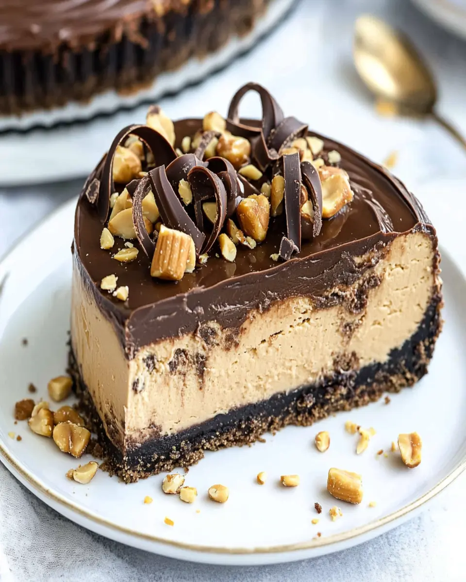 Low Carb Peanut Butter Cup Cheesecake: Indulgent Bliss Awaiting!