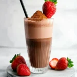 Low-Carb Chocolate Covered Strawberry Shakes First Image First Image