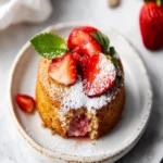 Keto Strawberry Mug Cake First Image First Image