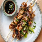 Japanese Negima Yakitori with Yuzu Kosho First Image First Image
