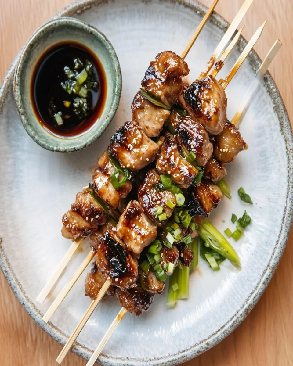 Japanese Negima Yakitori: Easy Skewers with Zesty Yuzu Kosho
