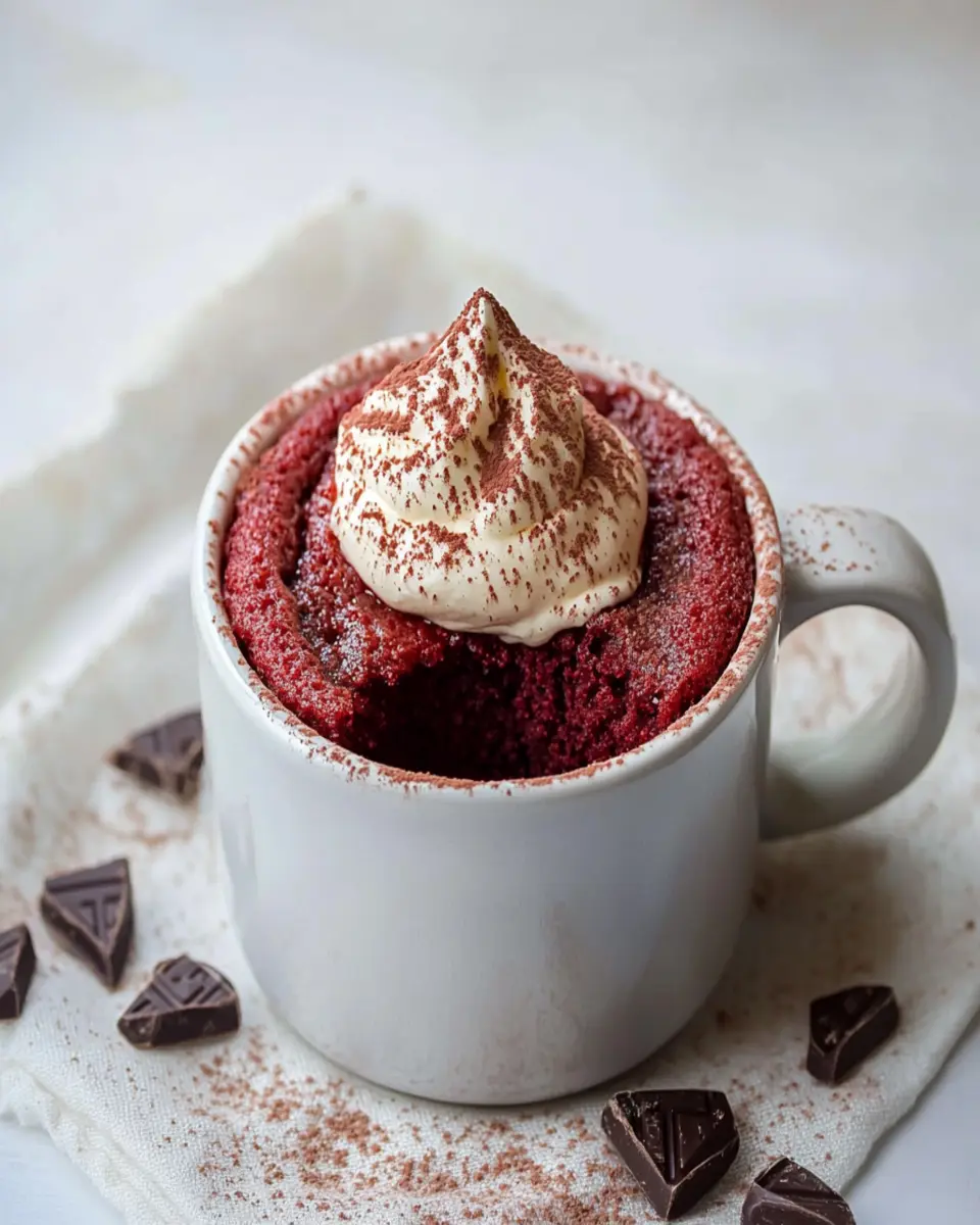 Keto Red Velvet Mug Cake: Indulgent Delight in Minutes