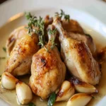 Ghee-Roasted Quail with Thyme & Garlic First Image First Image