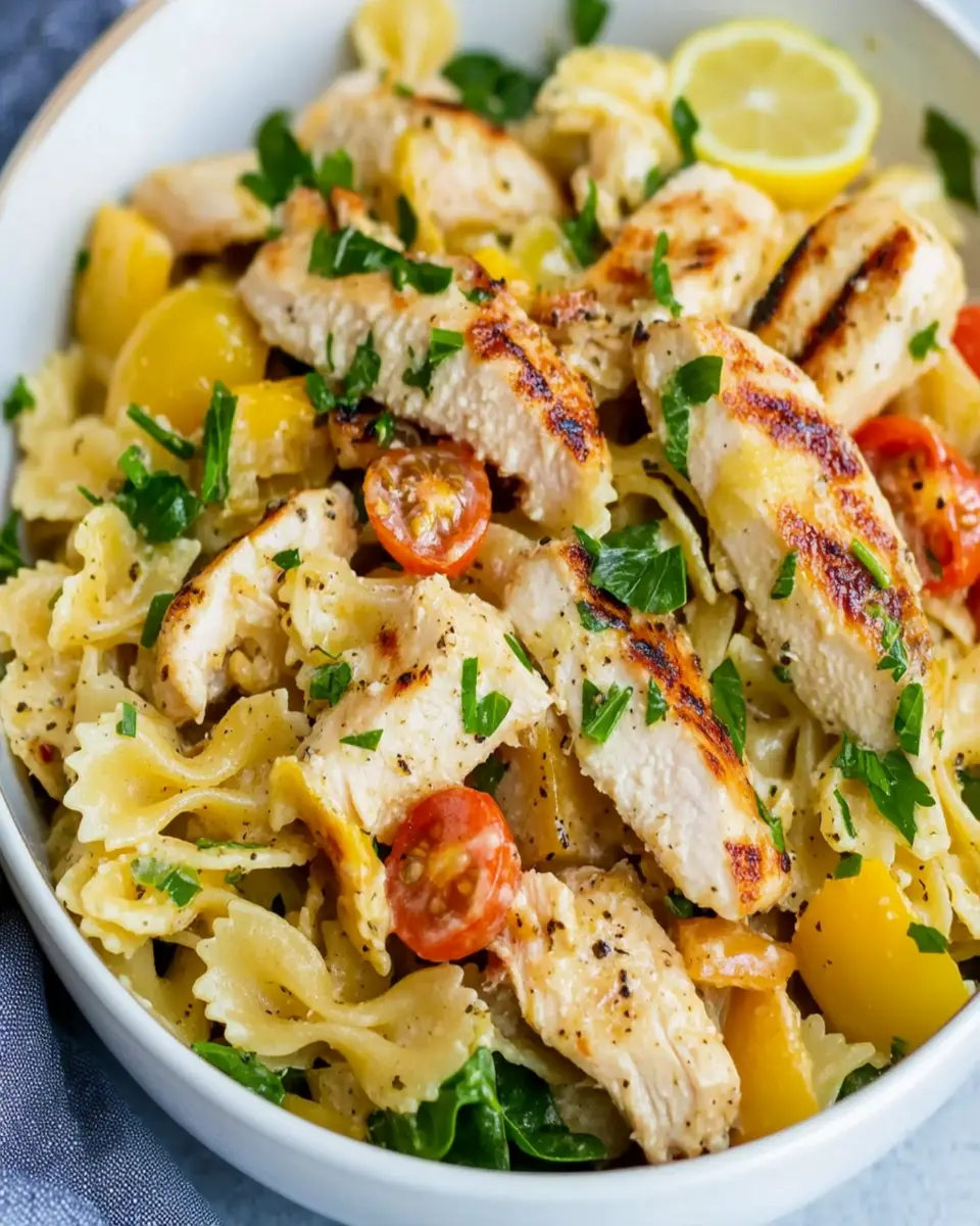 Lemon Garlic Chicken Pasta: Easy Palmini Salad Magic