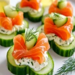Keto Smoked Salmon & Cream Cheese Cucumber Hearts First Image First Image
