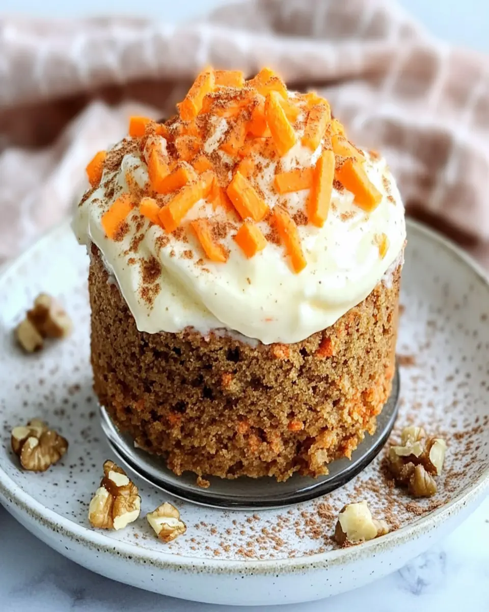 5-Minute Keto Carrot Cake Mug Cake That’s Purely Irresistible
