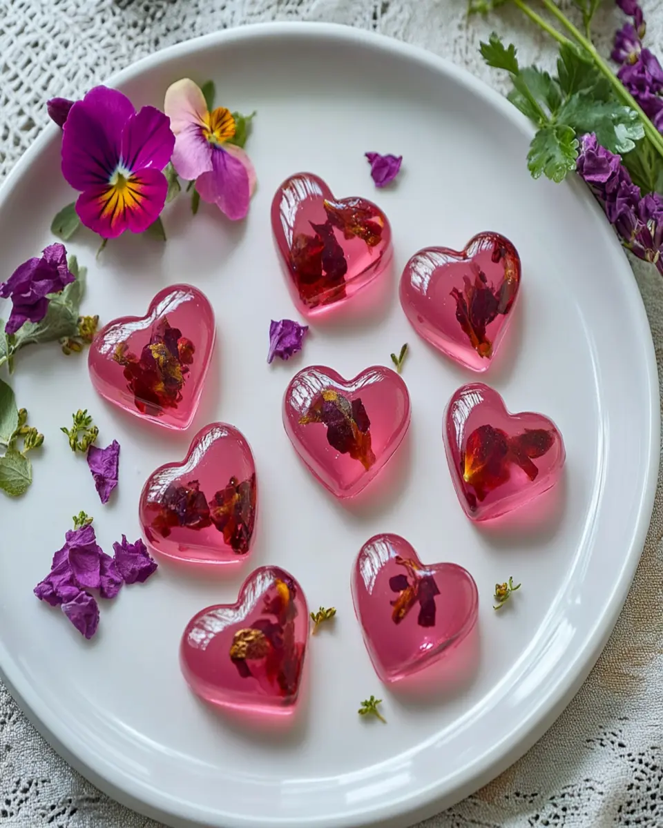 Hibiscus-Infused Keto Jelly Hearts: Guilt-Free Sweet Bliss