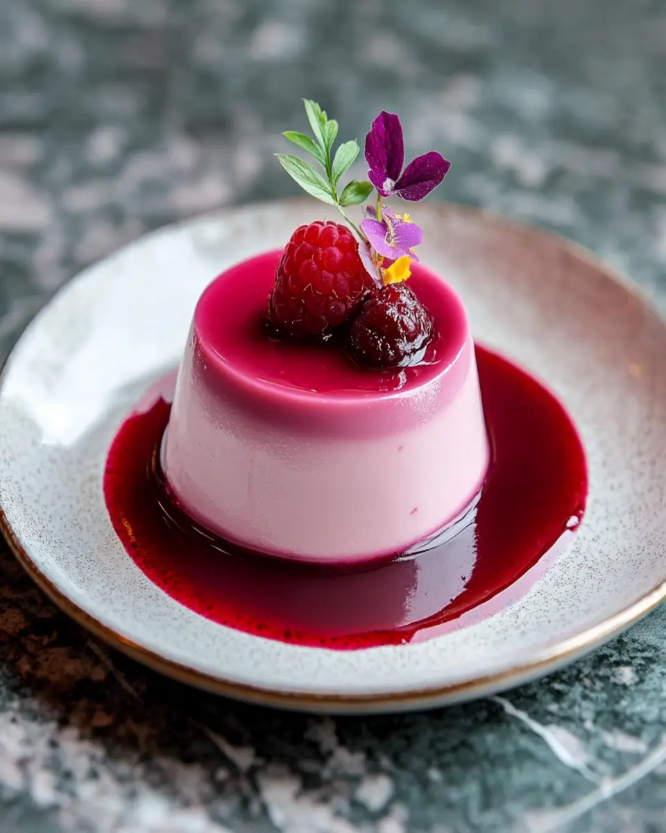 Raspberry-Hibiscus Panna Cotta: Indulge in Creamy Bliss