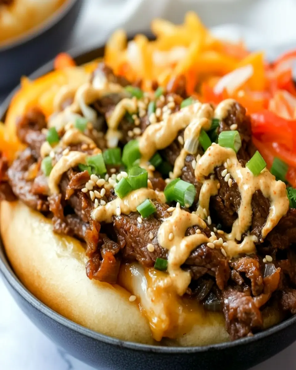 Keto Spicy Kimchi Bulgogi Cheesesteak Bowl First Image First Image