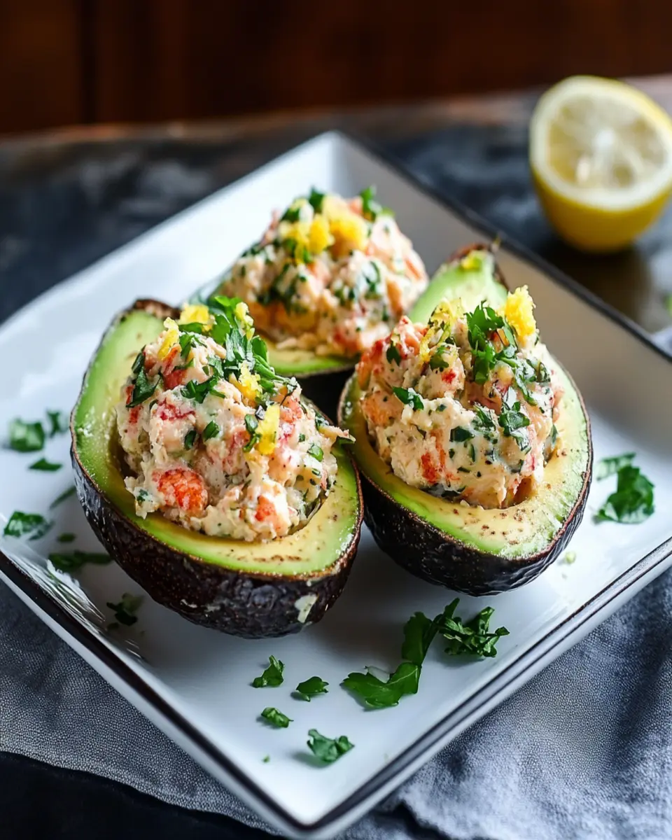 Lobster Thermidor Stuffed Avocados: The Best Gourmet Delight