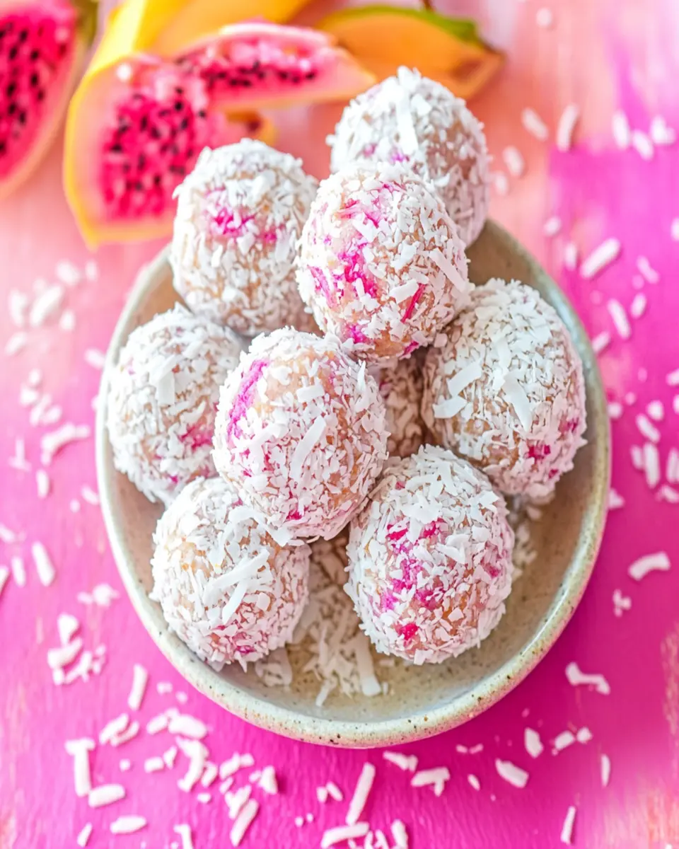Sugar-Free Lemon Protein Balls: Irresistibly Tropical Treats