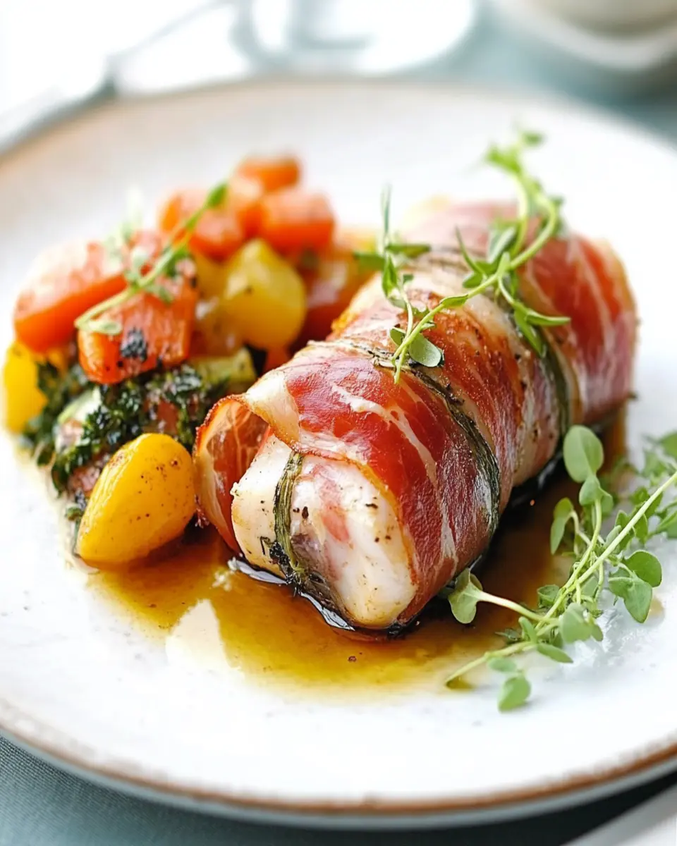 Prosciutto-Wrapped Monkfish: Irresistibly Juicy Delight