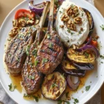 Lamb Labneh Roasted Eggplant Walnut Mess First Image First Image