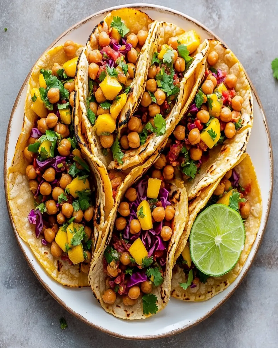 Spicy Mango Chickpea Tacos: The Best Flavorful Twist Ever!