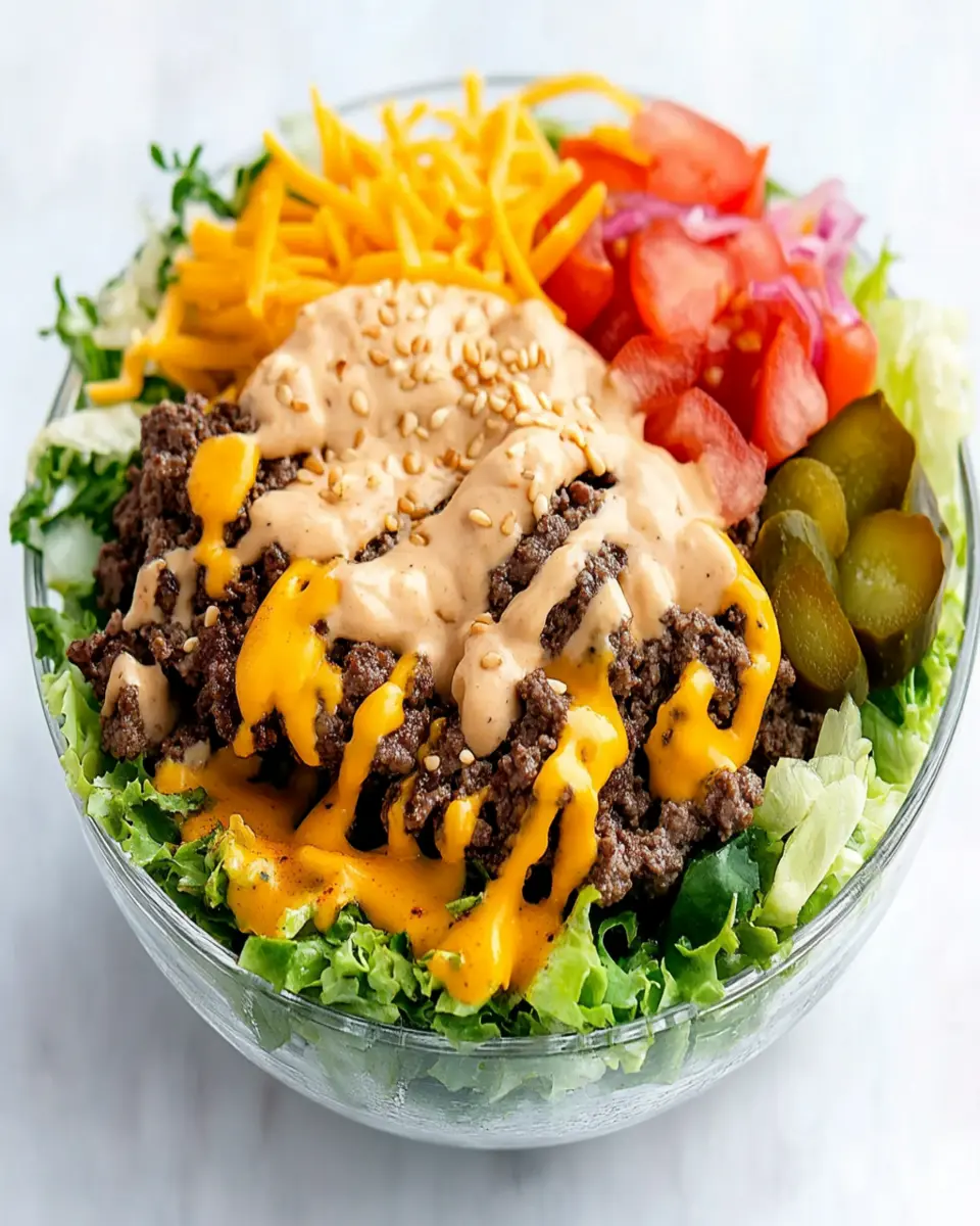 Big Mac Salad Bowl: Easy, Guilt-Free Indulgence at Home