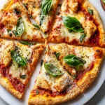 High-Protein Chicken Parm Pizza First Image First Image