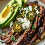 Brisket Chipotle Avocado Pickled Jalapeño Cotija Plate First Image First Image