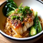 Miso Cod Sesame Bok Choy Crispy Nori Bowl First Image First Image
