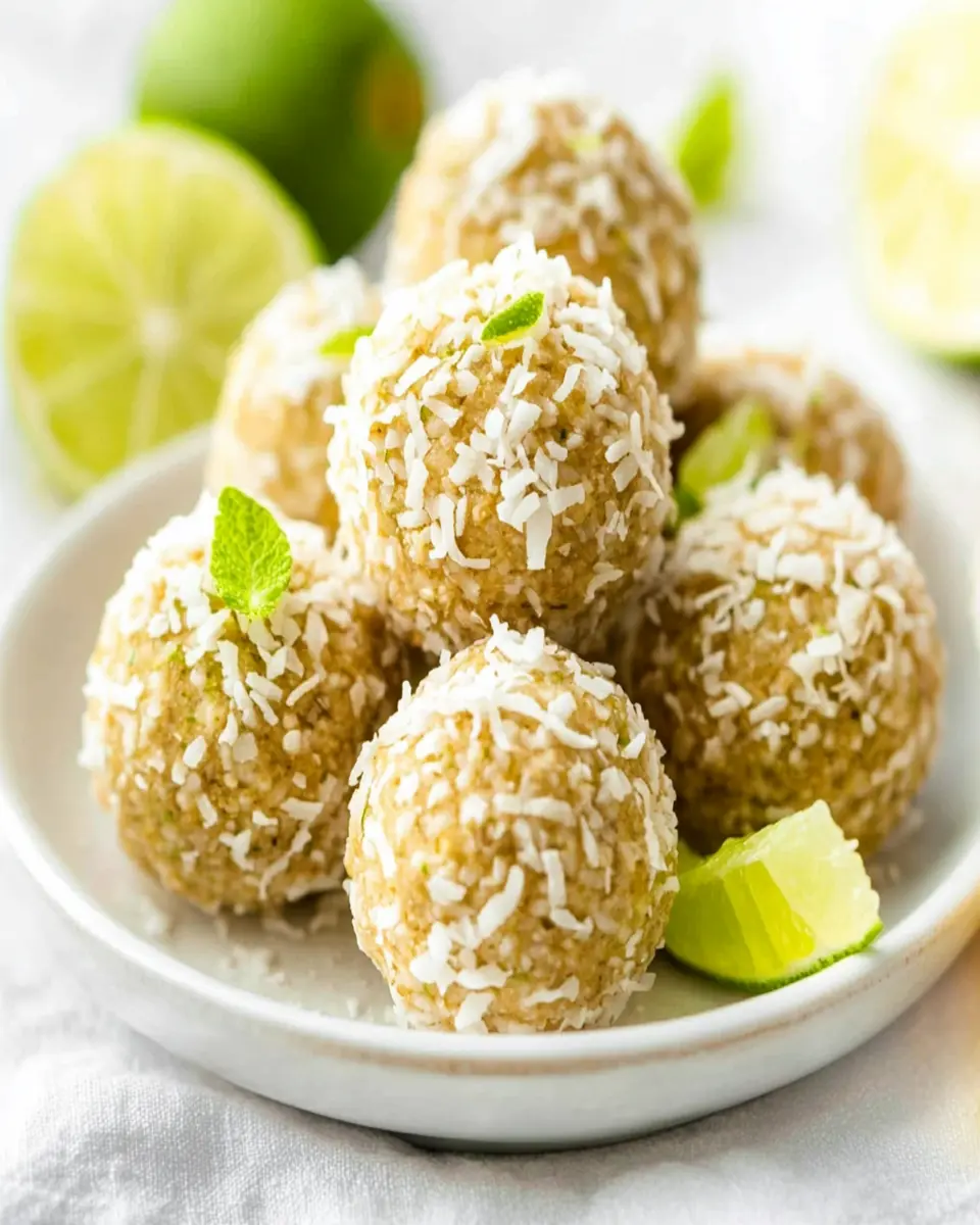 Coconut Lime Protein Bites: Irresistibly Refreshing & Easy