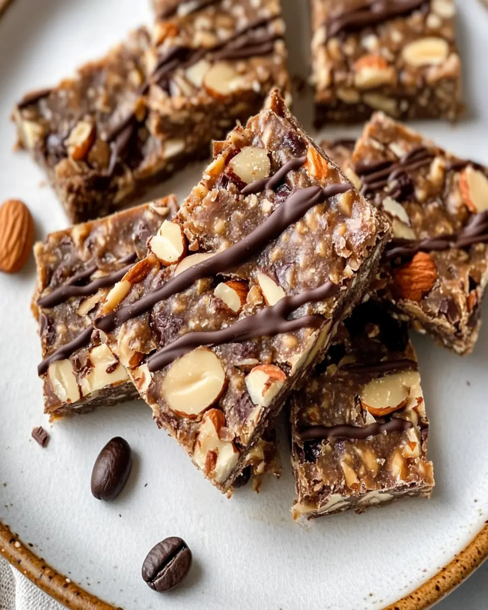 Mocha Almond Energy Bars: Irresistibly Energizing Treats