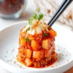 Wagyu Kimchi Daikon Crispy Garlic Gochujang Stack First Image First Image