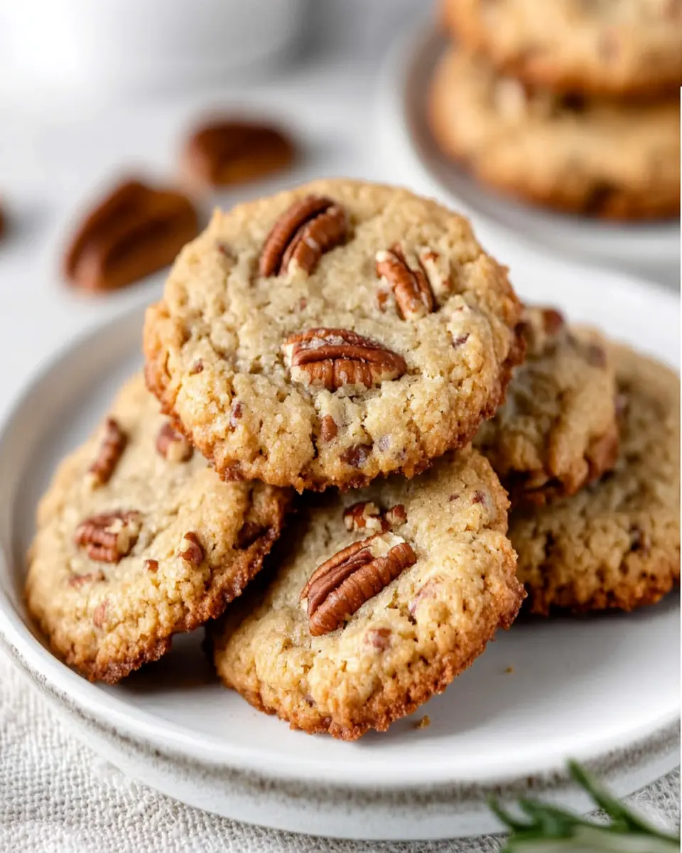 Keto Butter Pecan Cookies First Image First Image