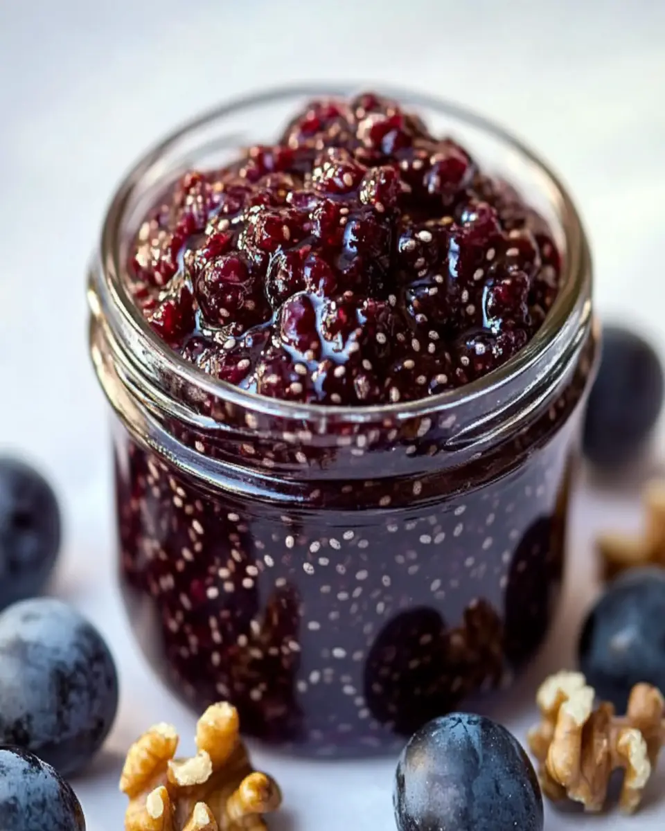 Grape and Walnut Chia Jam: The Best Homemade Delight