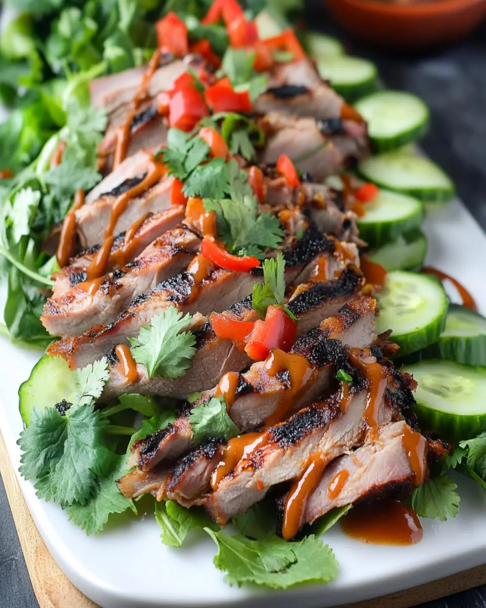 Thai BBQ Pork Salad Bliss: Juicy, Fresh, and Totally Irresistible