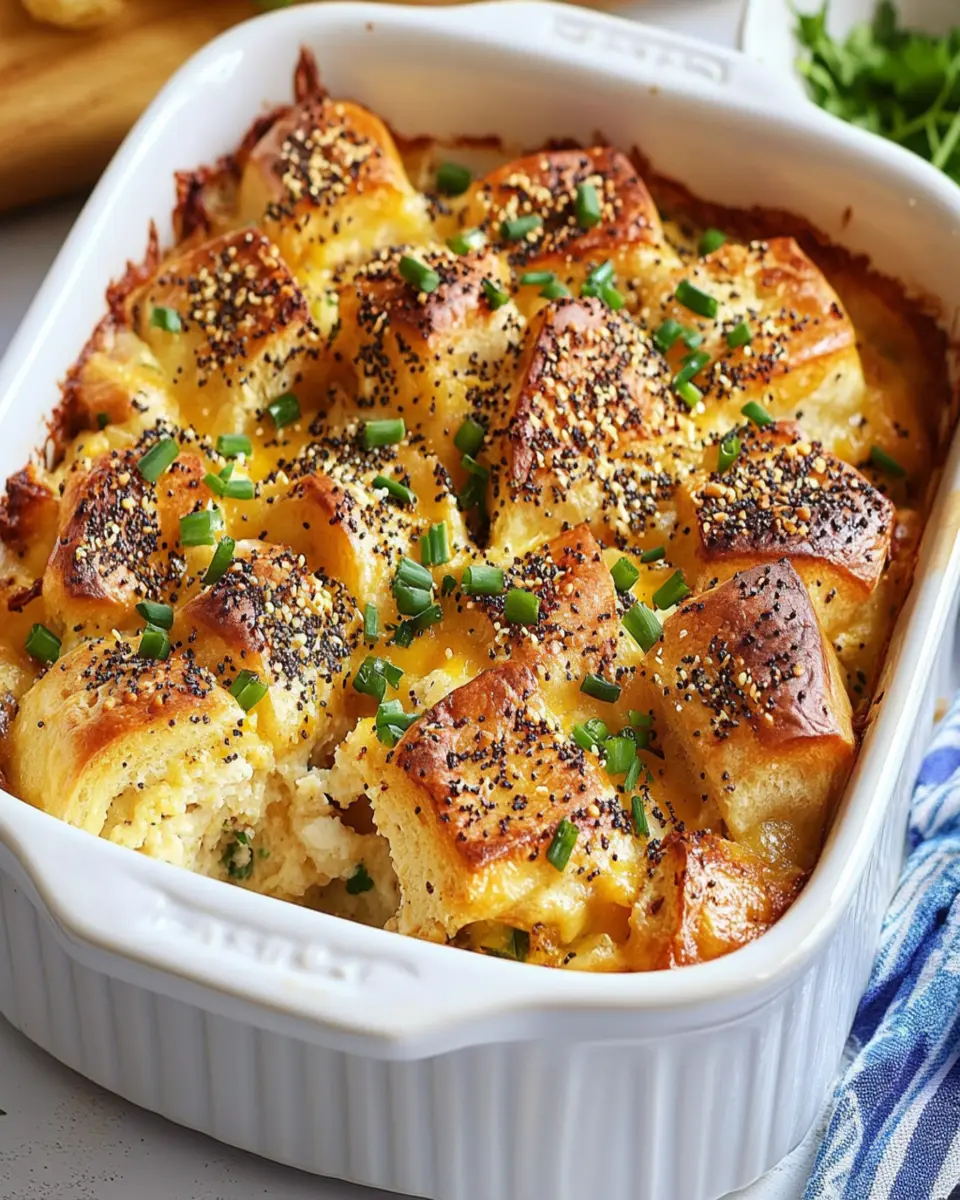 Everything Bagel Breakfast Bake: Easy, Irresistibly Delicious!