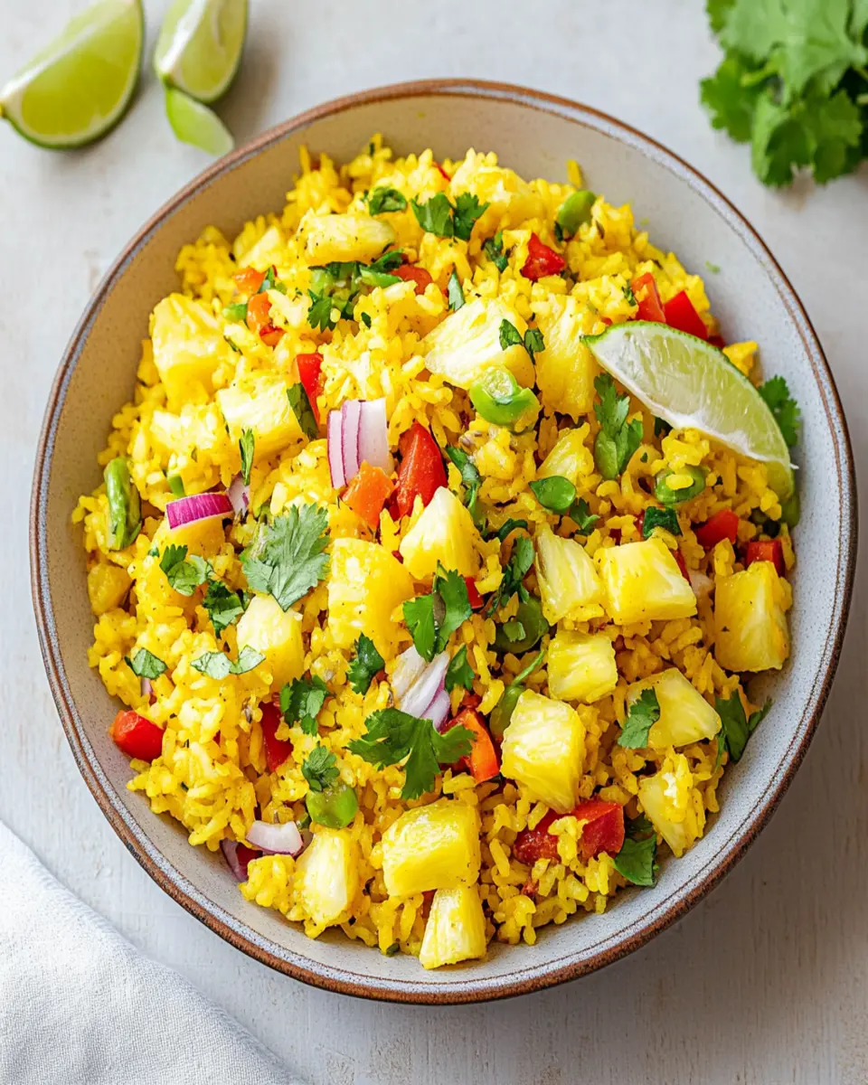 Tropical Turmeric Rice Salad First Image First Image
