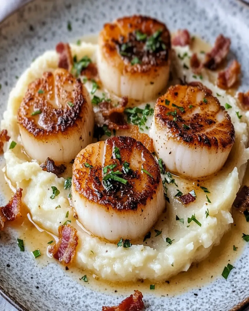 Scallop Brown Butter Bacon Cauliflower Smash First Image First Image