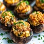 Easy Cheesy Stuffed Mushrooms First Image First Image