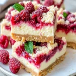 Keto Raspberry Cheesecake Bars First Image First Image
