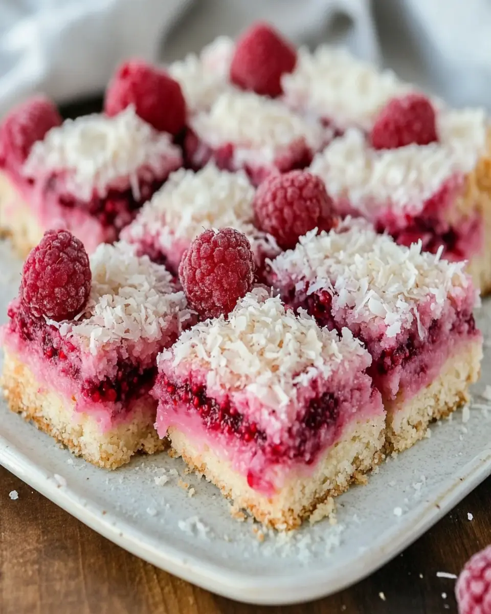 Raspberry Coconut Squares: Indulgent Keto Delights to Savor