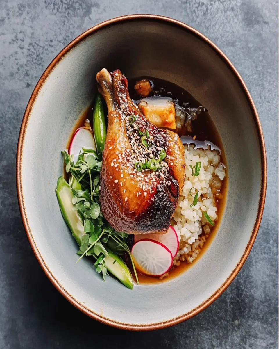 Duck Confit Crispy Skin Miso Bowl First Image First Image