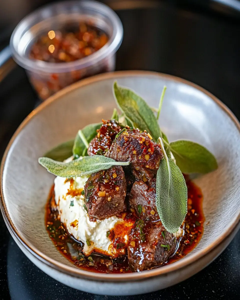 Spicy Lamb Ricotta Crispy Sage Chili Oil Chaos First Image First Image