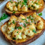 Garlic Herb Cauliflower Toast First Image First Image