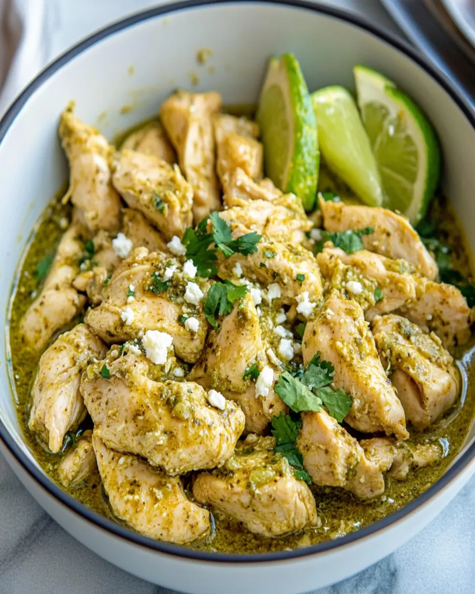 Keto Green Chili Chicken First Image First Image