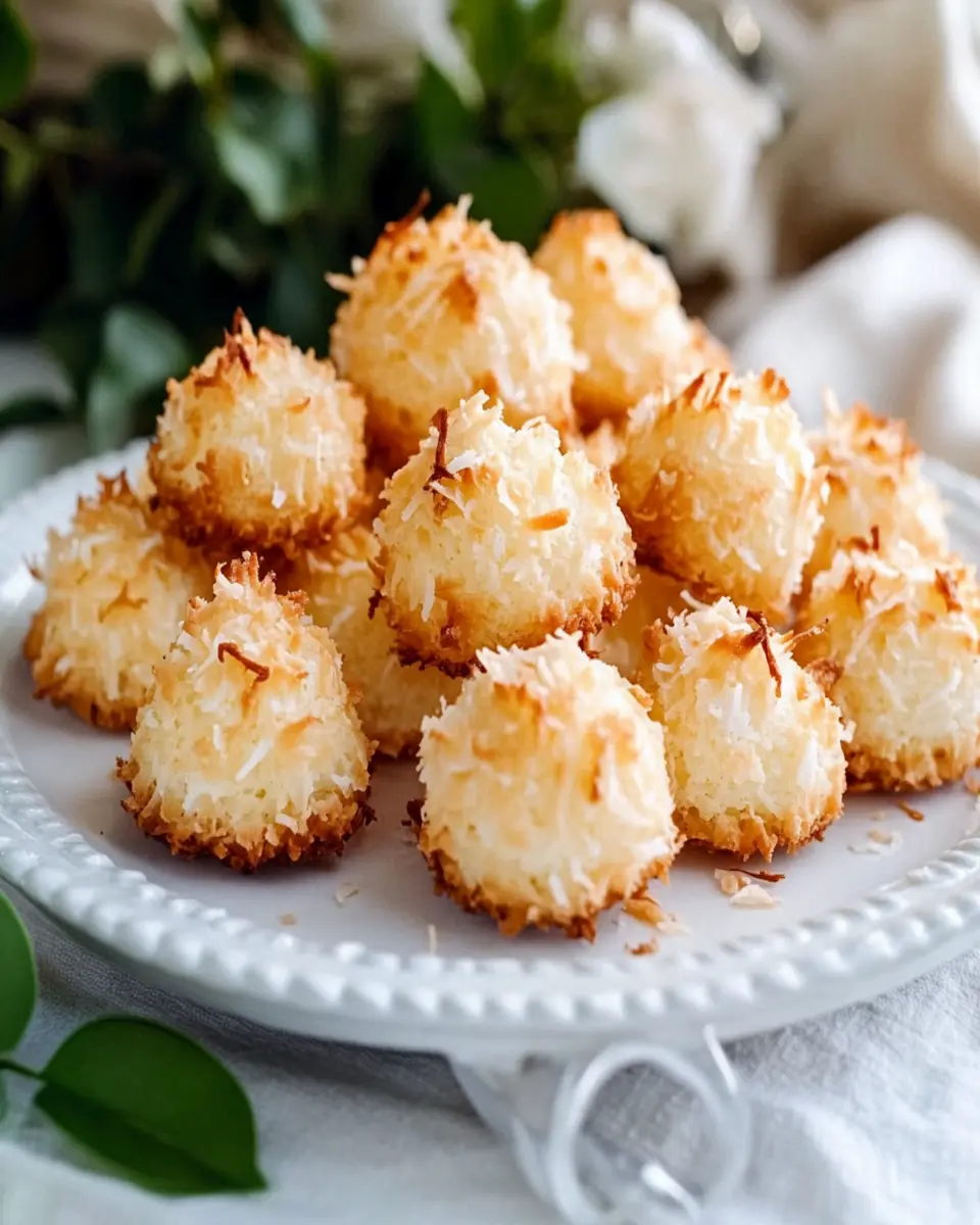 Portuguese Coconut Macaroons: Irresistibly Chewy Delights