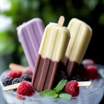 Sugar-Free Yogurt Protein Popsicles First Image First Image