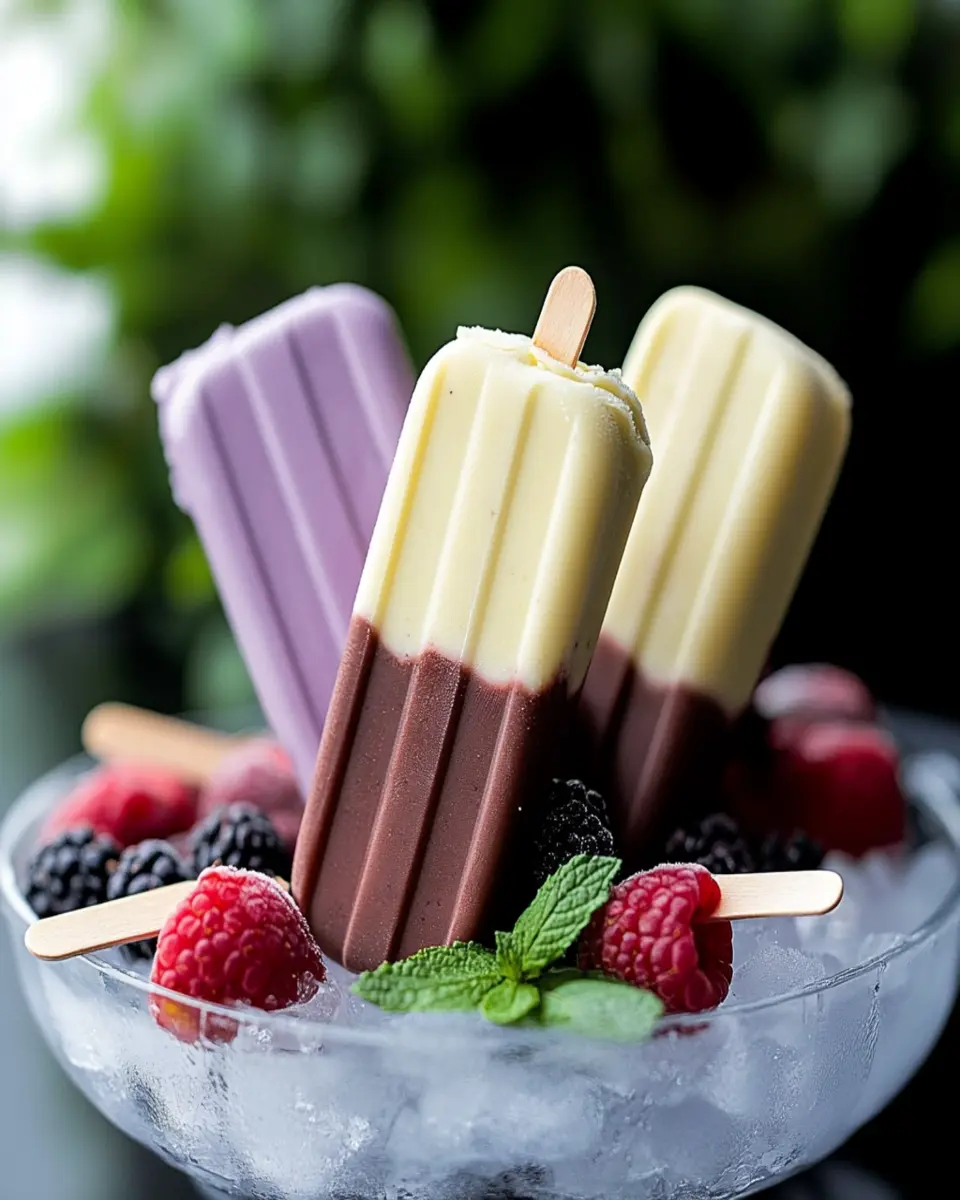Sugar-Free Yogurt Protein Popsicles: Guilt-Free Summer Treats