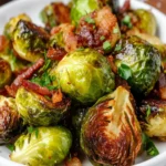 Smashed Bacon Brussels Sprouts Air Fryer First Image First Image
