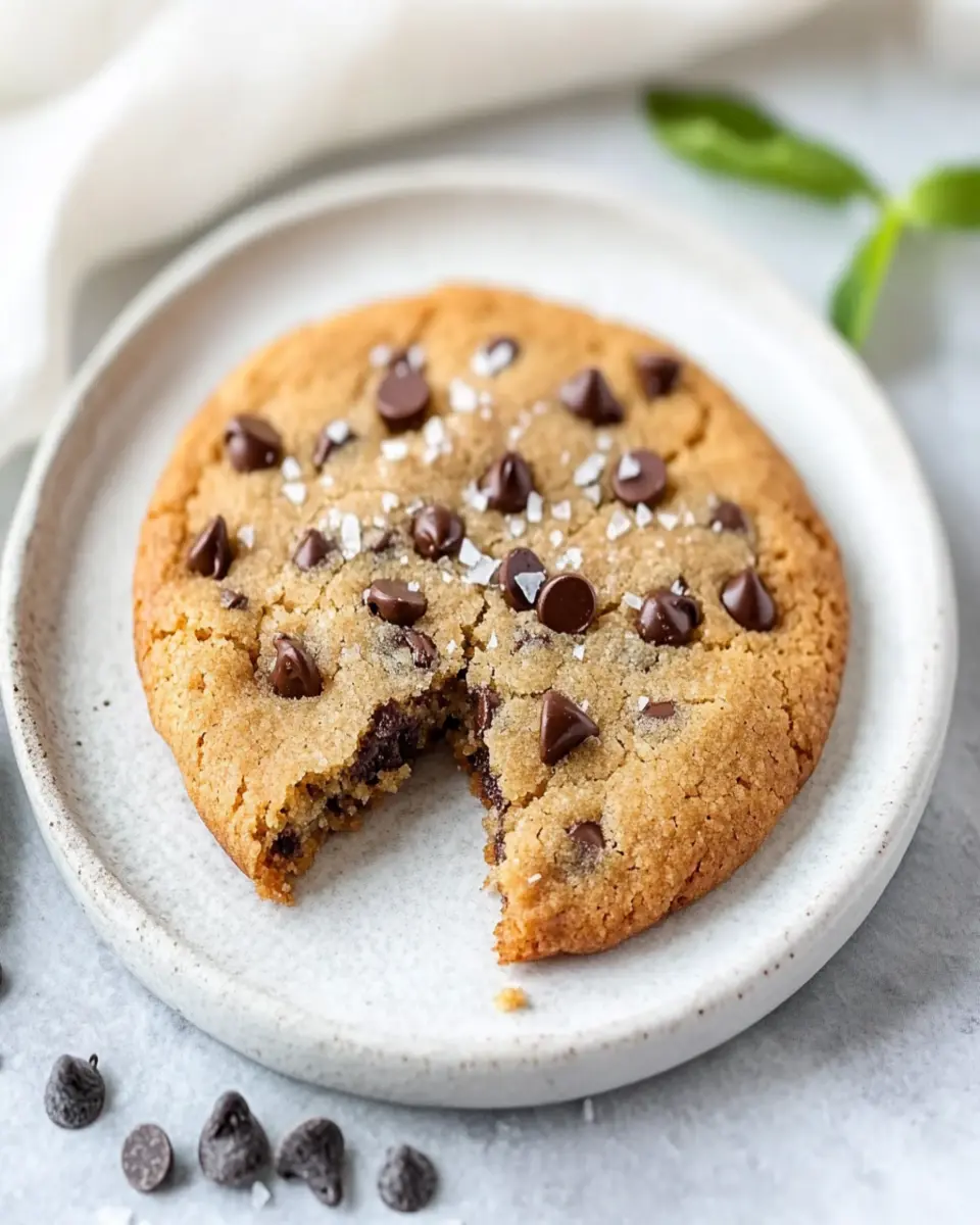 Giant Air Fryer Keto Chocolate Chip Cookie First Image First Image