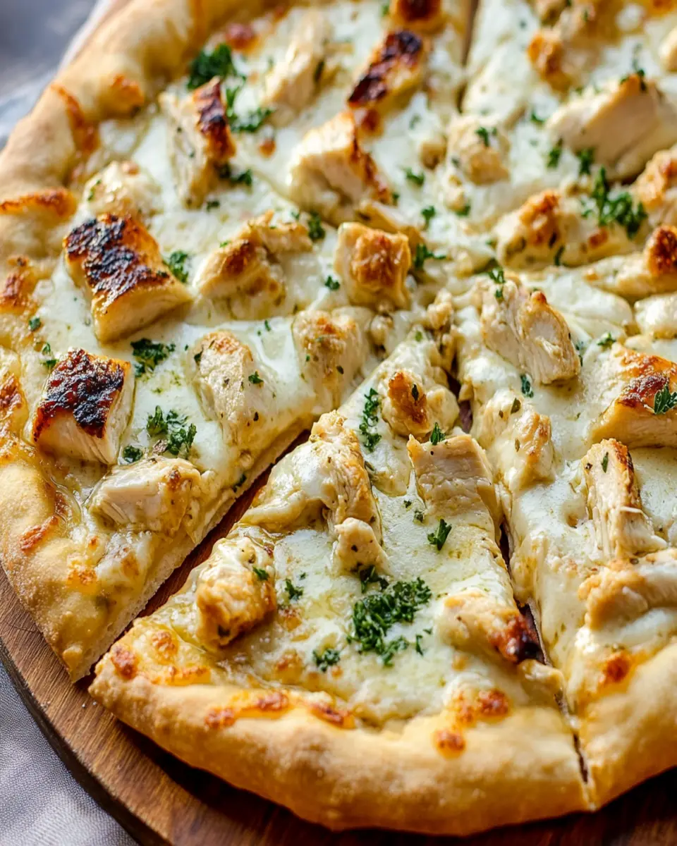 Chicken Alfredo Pizza: Indulgent Twist on a Family Favorite