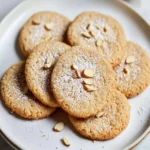 Tahini Shortbread Almond Cookies First Image First Image