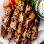 Air Fryer Pork Souvlaki Skewers First Image First Image