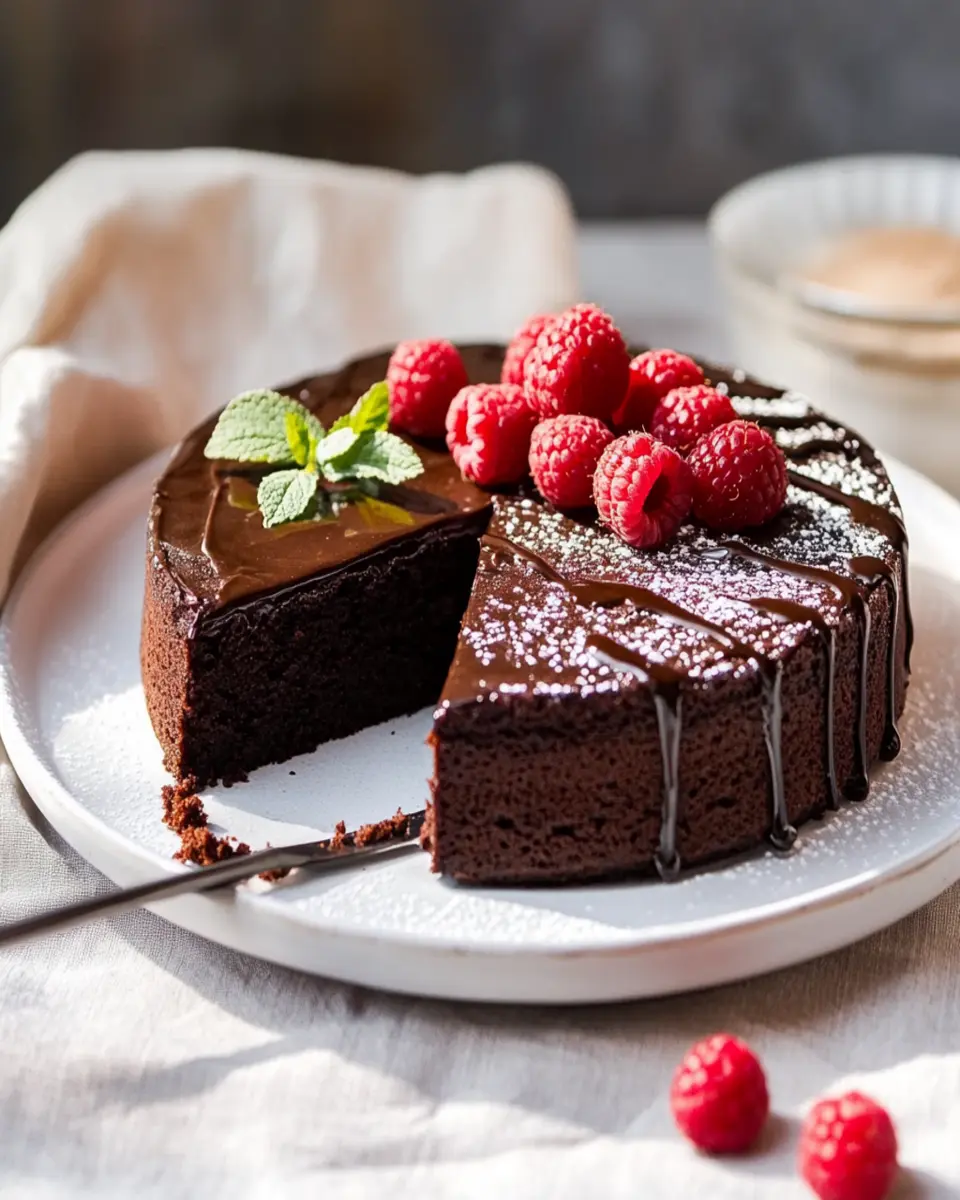 Decadent Flourless Olive Oil Chocolate Cake: Pure Indulgence!