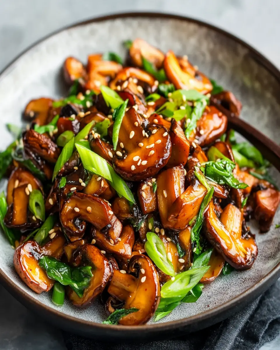 Keto Gochujang Mushrooms: Irresistibly Spicy & Satisfying!